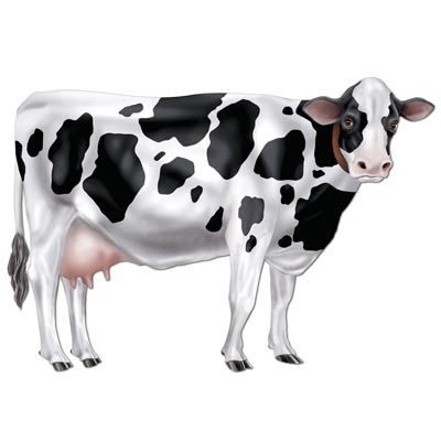 Cow Jointed Cutout Wall Decoration 88cm
