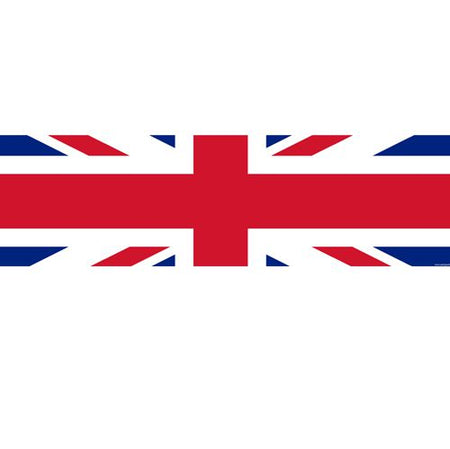 British Union Jack Themed Flag Banner 120cm X 30cm