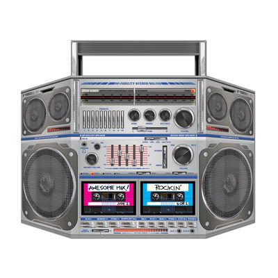 Boom Box Stand In Photo Prop 94cm