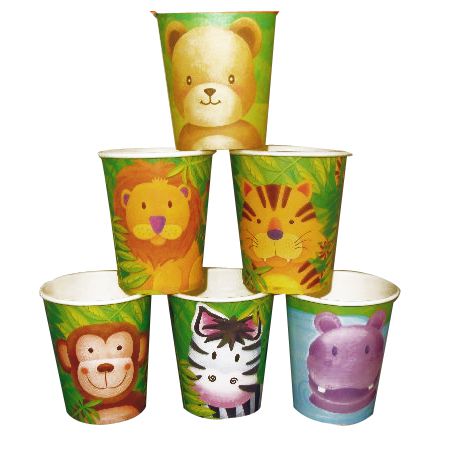 Click to view product details and reviews for Jungle Safari Party Cups Pack Of 8.