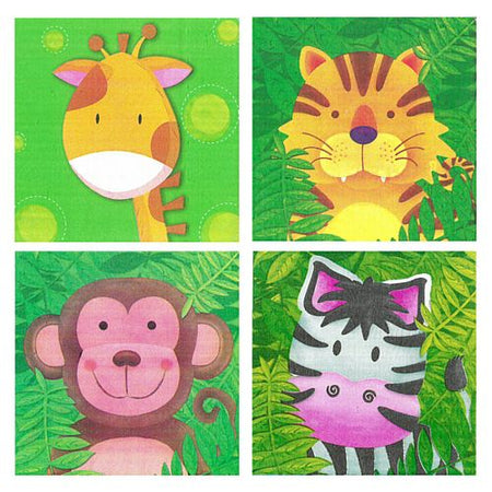 Click to view product details and reviews for Jungle Safari Party Lunch Napkins Assorted Designs Pack Of 20.