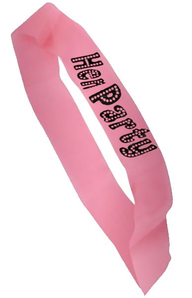 Hen Party Miss Behave Pink Sash Each