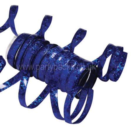 Click to view product details and reviews for Holographic Streamers Navy Blue 38m Pack Of 10.