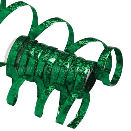 Click to view product details and reviews for Holographic Streamers Green 38m Pack Of 10.