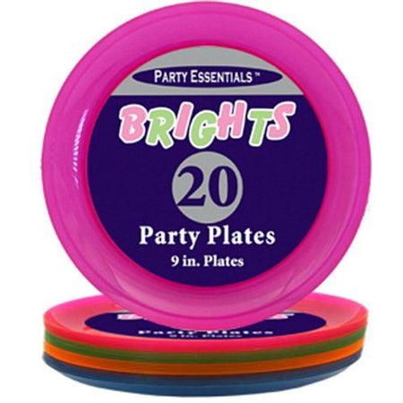 Click to view product details and reviews for Neon Plastic Dinner Plates 23cm Pack Of 20.