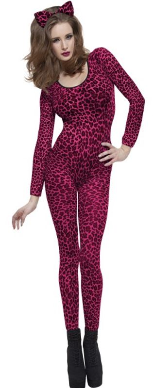 Click to view product details and reviews for Leopard Print Pink Bodysuit.