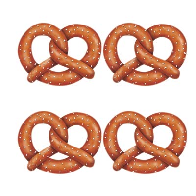 Click to view product details and reviews for Pretzel Cutouts 279cm Pack Of 4.