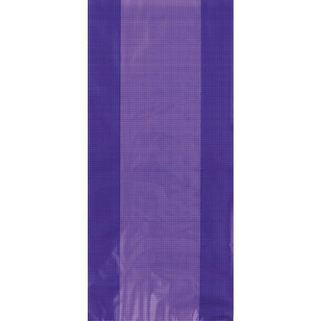 Purple Plastic Cello Bags 28cm Pack Of 30