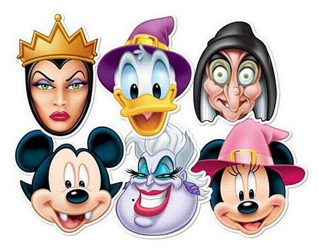 Click to view product details and reviews for Disney Scary Halloween Card Masks Pack Of 6.