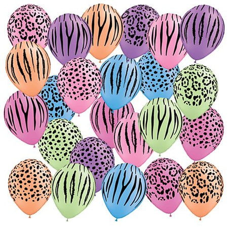 Click to view product details and reviews for Safari Neon Assortment Qualatex Balloons 279cm Pack Of 10.