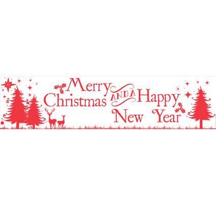 Click to view product details and reviews for Merry Christmas Happy New Year Banner 120 X 297cm Each.