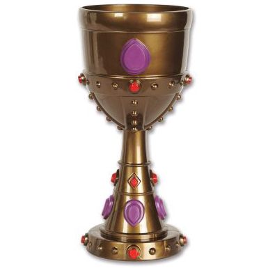 Plastic Jewelled Goblet 8ozs