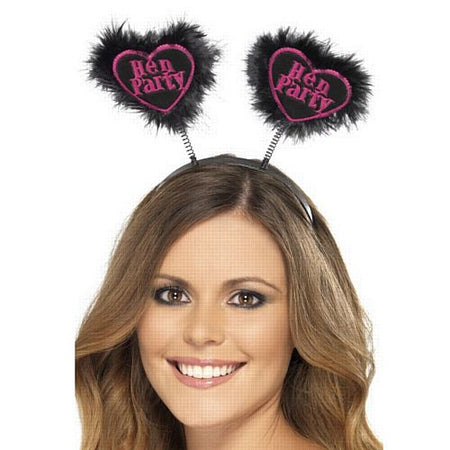 Click to view product details and reviews for Black Hen Party Heart Head Boppers.