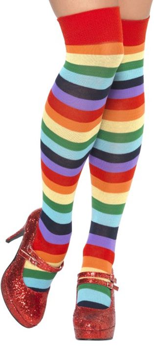 Click to view product details and reviews for Multi Coloured Clown Socks.
