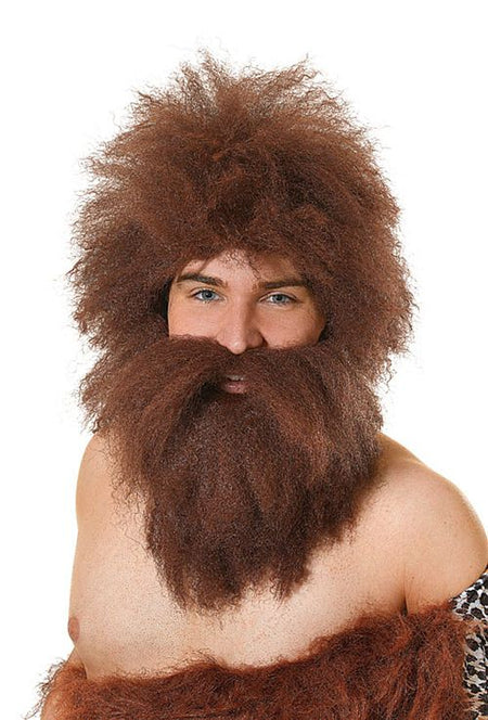 Caveman Wig And Beard Set