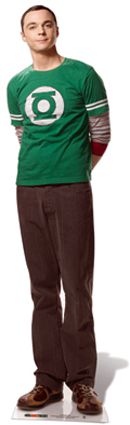 Dr Sheldon Cooper Lifesize Cardboard Cutout 185m