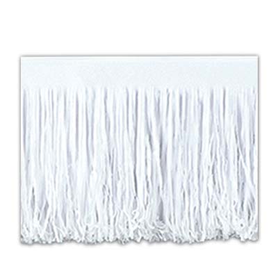 White 6 Ply Tissue Fringe Drape 305m