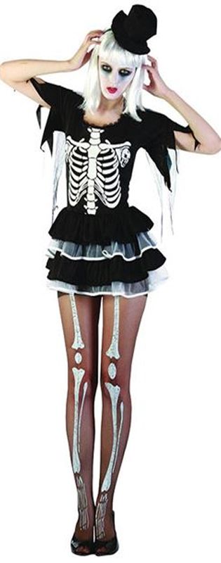 Click to view product details and reviews for Skeleton Lady Costume.