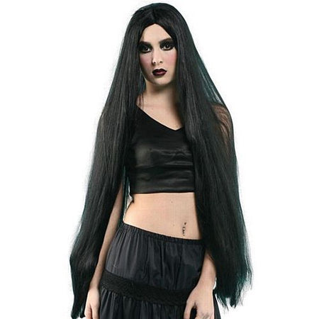 Click to view product details and reviews for 40 Long Black Wig.