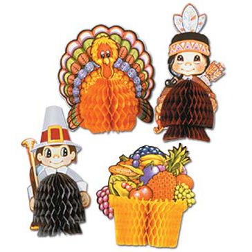 Click to view product details and reviews for Thanksgiving Playmates Assorted Designs 127cm Pack Of 4.