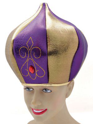 Tall Purple Sultan Hat