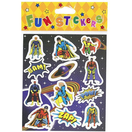 Click to view product details and reviews for Superhero Stickers Assorted Designs 115cm Sheet Of 12.