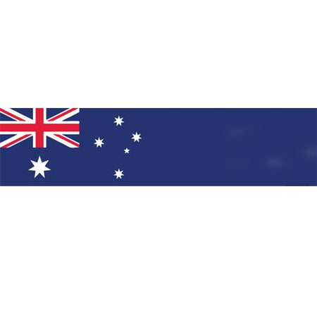 Australian Themed Flag Banner 120 X 30cm