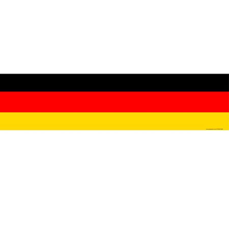 German Themed Flag Banner 120 X 30cm