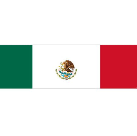 Mexican Themed Flag Banner 120 X 30cm