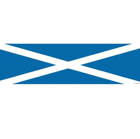 Scottish St Andrews Themed Flag Banner 120 X 30cm