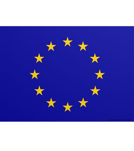 European Union Themed Flag Poster A3