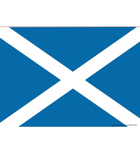 Scottish St Andrews Themed Flag Poster A3