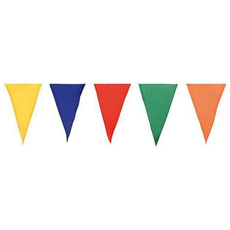 Multi Coloured Cotton Bunting 24 Flags 10m