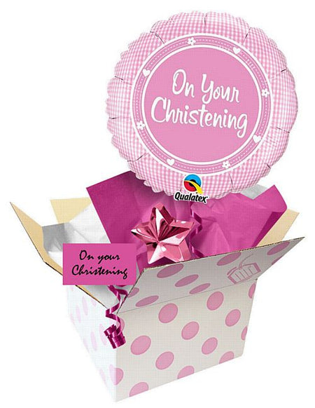 Click to view product details and reviews for Send A Balloon 18 On Your Christening Girl.