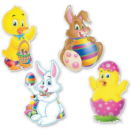 Click to view product details and reviews for Easter Animal Cutouts 36cm Pack Of 4.