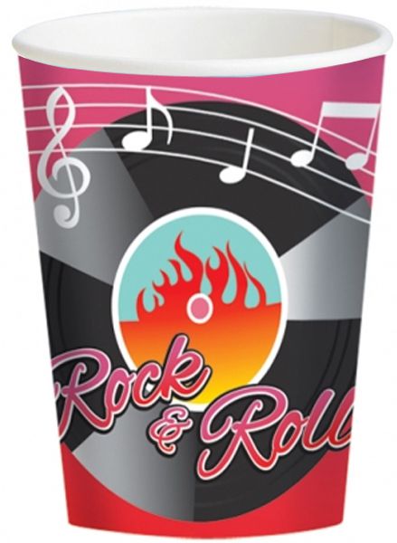 Click to view product details and reviews for 50s Classic Paper Cups Pack Of 8.