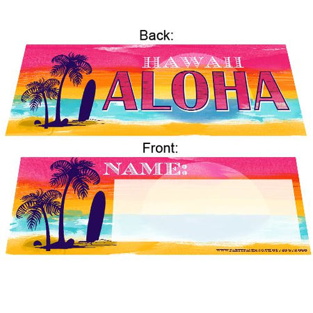 Tropical Sunset Placecards Pack Of 8