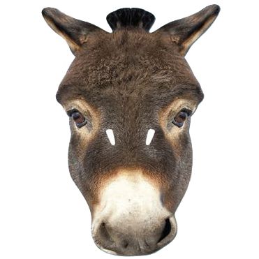 Click to view product details and reviews for Donkey Card Mask.