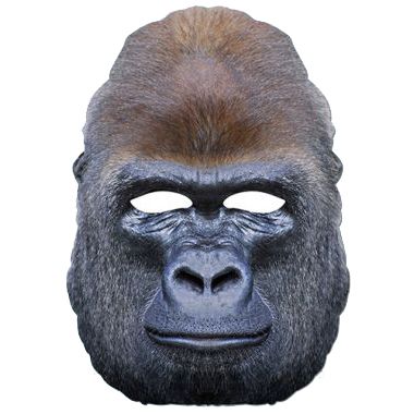 Gorilla Card Mask