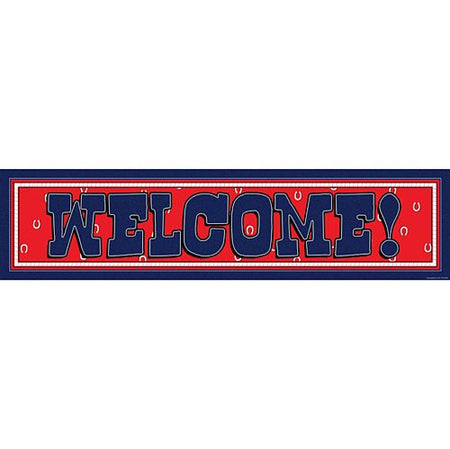 Wild West Welcome Party Banner 12m