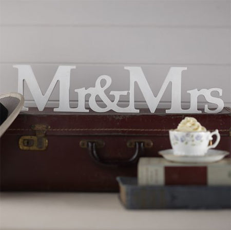 Click to view product details and reviews for Vintage Affair Mr Mrs Freestanding Wooden Sign 452cm.