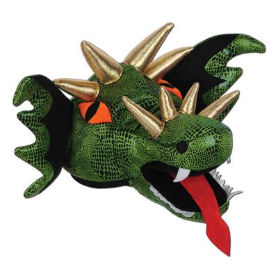 Click to view product details and reviews for Plush Dragon Hat.