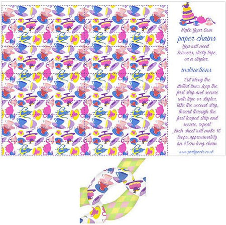 Click to view product details and reviews for Wonderland Paper Chain Kit A3 Card.