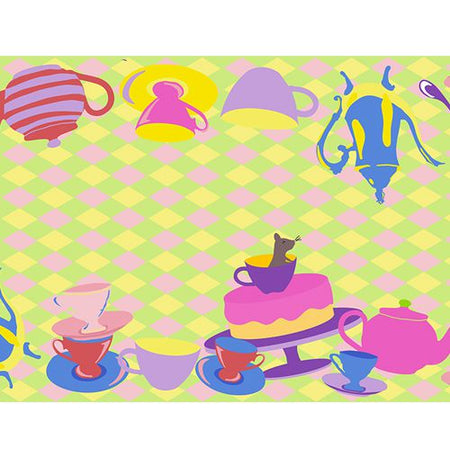 Click to view product details and reviews for Wonderland Paper Table Runner 120cm X 30cm.
