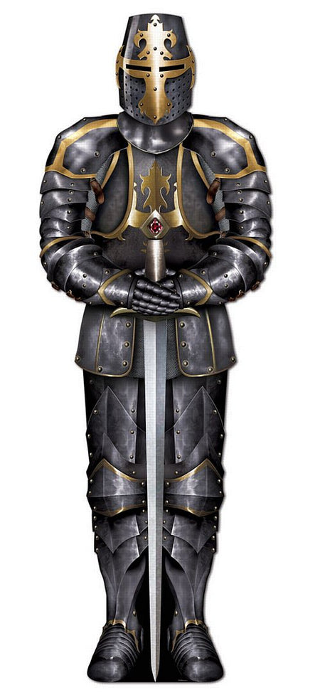 Black Knight Jointed Cutout Wall Decoration 182m