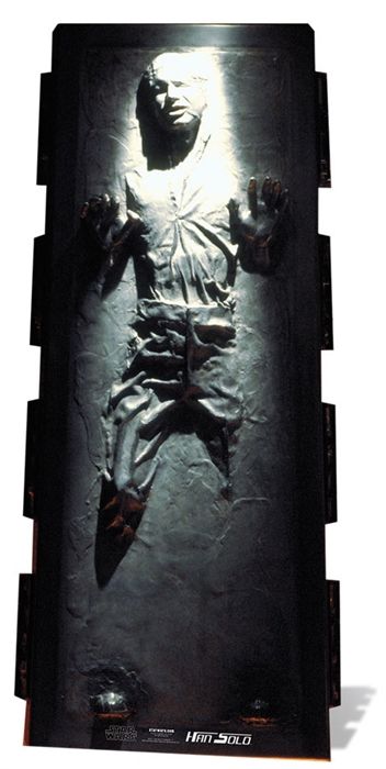 Star Wars Han Solo Carbonite Cardboard Cutout 185m