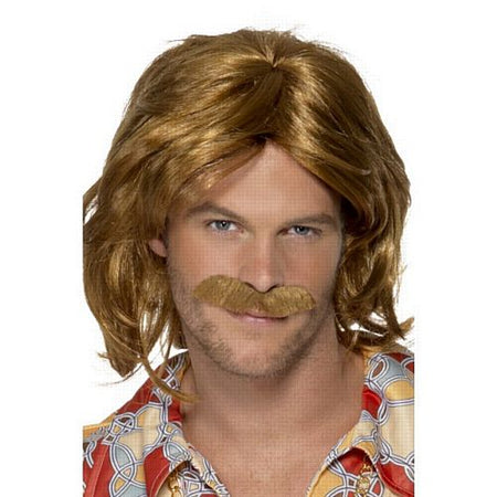Click to view product details and reviews for 70s Super Trouper Wig And Moustche.