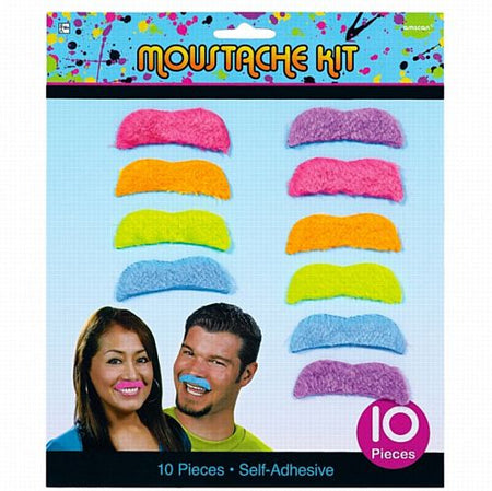 Click to view product details and reviews for Totally 80s Moustaches Pack Of 10.