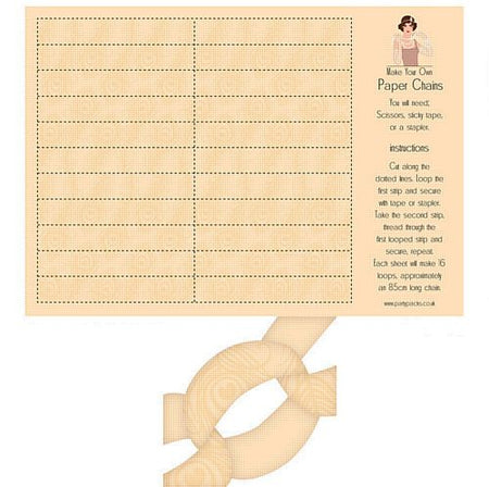 1920s Paper Chain Kit A3 Card
