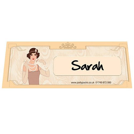 Click to view product details and reviews for 1920s Placecards Pack Of 8.